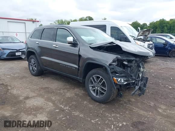 2019 Jeep Grand Cherokee Limited with VIN 1C4RJFBG8KC756596, listed as a IAAI auction lot 43040323 with 102,922 mi miles and . Bid and sale history available at DreamBid. Image 1.