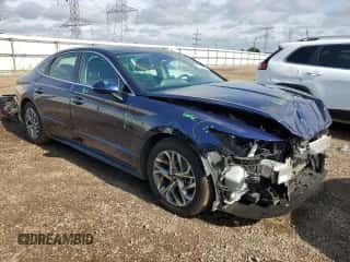 2020 Hyundai Sonata SEL с VIN 5NPEF4JA5LH055361, выставлен на аукционе Copart как лот 68194425 с пробегом 37 376 миль миль и Списание • Salvage title. История ставок и продаж доступна на DreamBid. Изображение 4.