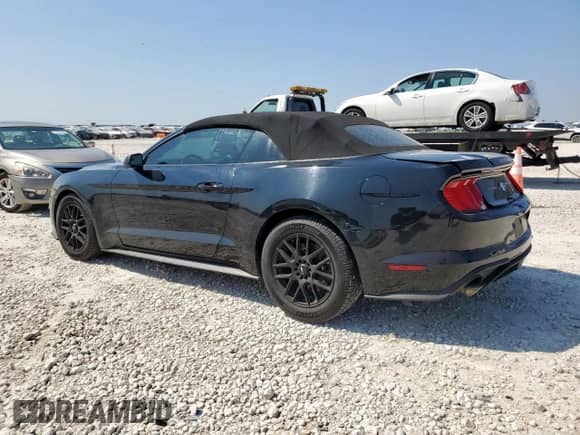 2018 Ford Mustang EcoBoost Premium with VIN 1FATP8UH2J5137975, listed as a Copart auction lot 71727855 with 85,888 mi miles and Salvage title. Bid and sale history available at DreamBid. Image 2.
