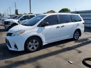 2019 Toyota Sienna L with VIN 5TDZZ3DC5KS992168, listed as a Copart auction lot 56454755 with 165,764 mi miles and Clean title. Bid and sale history available at DreamBid. Image 1.