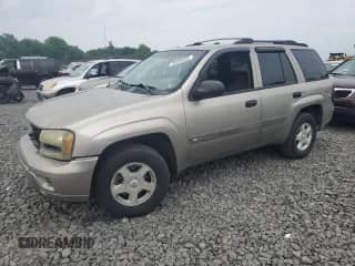 2003 Chevrolet TrailBlazer LT с VIN 1GNDT13S532390833, выставлен на аукционе Copart как лот 59468895 с пробегом 194 678 миль миль и Списание • Salvage title. История ставок и продаж доступна на DreamBid. Изображение 1.