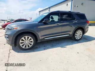 2020 Ford Explorer Limited z VIN 1FMSK7FH4LGC34500, wystawiony jako Copart lot #81243125 z przebiegiem 40 372 mil mil oraz Czysty tytuł • Clean title. Historia ofert i sprzedaży dostępna na DreamBid. Obrazek 1.