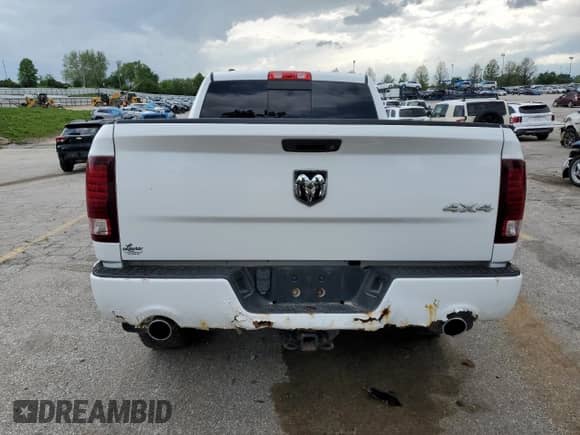 2017 Ram 1500 Sport with VIN 1C6RR7UT4HS766511, listed as a Copart auction lot 54931515 with 131,083 mi miles and Clean title. Bid and sale history available at DreamBid. Image 6.