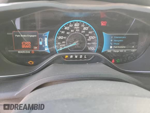 2017 Ford C-Max SE with VIN 1FADP5EU9HL108283, listed as a Copart auction lot 82118935 with 60,420 mi miles and Salvage title. Bid and sale history available at DreamBid. Image 9.