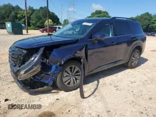 2025 Nissan Pathfinder SV with VIN 5N1DR3BC7SC232754, listed as a Copart auction lot 61552295 with 2,786 mi miles and Salvage title. Bid and sale history available at DreamBid. Image 1.