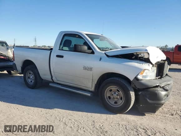 2013 Ram 1500 Tradesman with VIN 3C6JR6AP0DG507708, listed as a Copart auction lot 48021125 with 182,580 mi miles and Salvage title. Bid and sale history available at DreamBid. Image 4.
