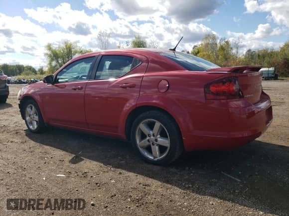 2012 Dodge Avenger SXT с VIN 1C3CDZCB1CN312066, выставлен на аукционе Copart как лот 82342525 с пробегом 102 604 миль миль и Списание • Salvage title. История ставок и продаж доступна на DreamBid. Изображение 2.