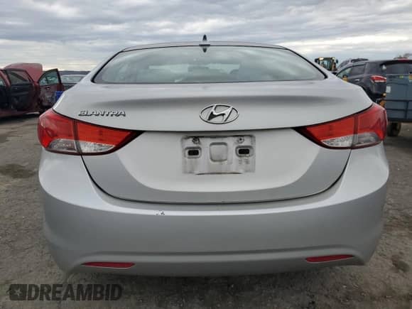 2013 Hyundai Elantra GLS with VIN KMHDH4AE6DU796002, listed as a Copart auction lot 89434355 with 129,754 mi miles and Salvage title. Bid and sale history available at DreamBid. Image 6.