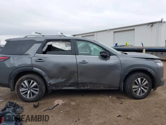 2024 Nissan Pathfinder SL with VIN 5N1DR3CC8RC233291, listed as a IAAI auction lot 42006096 with 21,839 mi miles and . Bid and sale history available at DreamBid. Image 14.