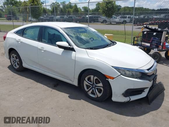 2016 Honda Civic LX with VIN 19XFC2F56GE055599, listed as a IAAI auction lot 42959295 with 145,680 mi miles and . Bid and sale history available at DreamBid. Image 1.