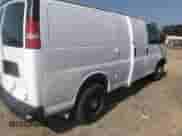 2008 Chevrolet Express Cargo with VIN 1GCGG25C081108150, listed as a IAAI auction lot 43167301 with 69,712 mi miles and . Bid and sale history available at DreamBid. Image 4.