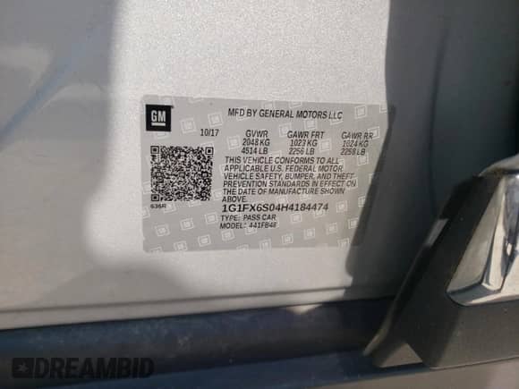 2017 Chevrolet Bolt EV Premier z VIN 1G1FX6S04H4184474, wystawiony jako Copart lot #60904273 z przebiegiem 46 763 mil mil oraz . Historia ofert i sprzedaży dostępna na DreamBid. Obrazek 14.