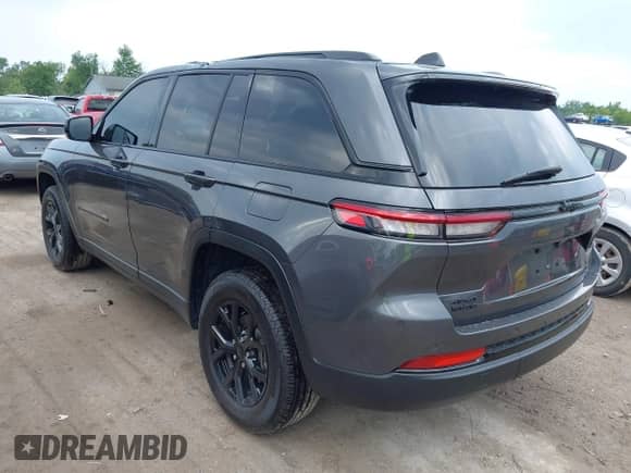 2024 Jeep Grand Cherokee Altitude with VIN 1C4RJHAG9R8576117, listed as a IAAI auction lot 42566833 with 12,387 mi miles and . Bid and sale history available at DreamBid. Image 3.