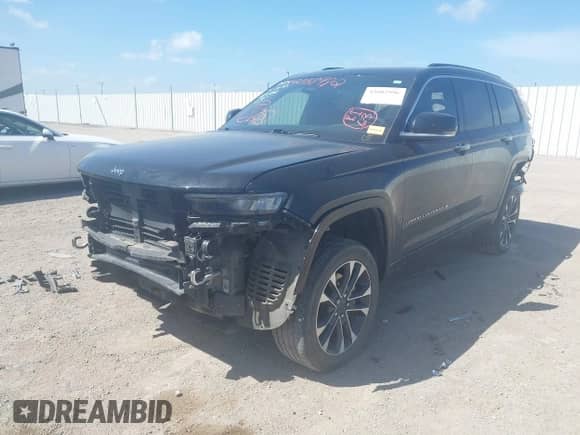 2023 Jeep Grand Cherokee Overland z VIN 1C4RJKDG5P8771928, wystawiony jako IAAI lot #42602996 z przebiegiem 32 691 mil mil oraz . Historia ofert i sprzedaży dostępna na DreamBid. Obrazek 2.