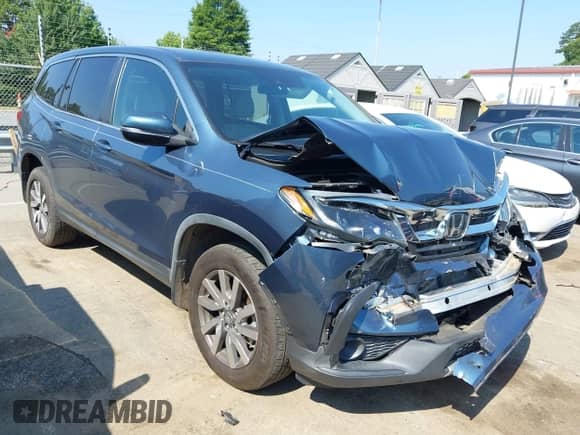 2020 Honda Pilot EX с VIN 5FNYF6H35LB009074, выставлен на аукционе IAAI как лот 42647078 с пробегом 75 471 миль миль и . История ставок и продаж доступна на DreamBid. Изображение 1.