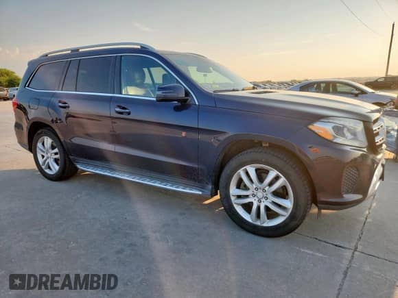 2017 Mercedes-Benz GLS 450 with VIN 4JGDF6EE9HA796613, listed as a Copart auction lot 81257085 with 190,504 mi miles and Clean title. Bid and sale history available at DreamBid. Image 4.