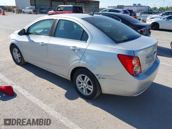 2012 Chevrolet Sonic LT with VIN 1G1JC5SB1C4226948, listed as a IAAI auction lot 42330132 with 160,521 mi miles and . Bid and sale history available at DreamBid. Image 3.