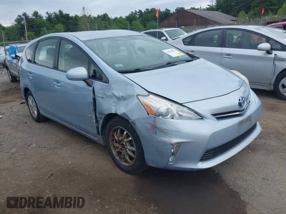 2013 Toyota Prius Two with VIN JTDZN3EU4D3191223, listed as a IAAI auction lot 42594874 with 93,965 mi miles and . Bid and sale history available at DreamBid. Image 1.