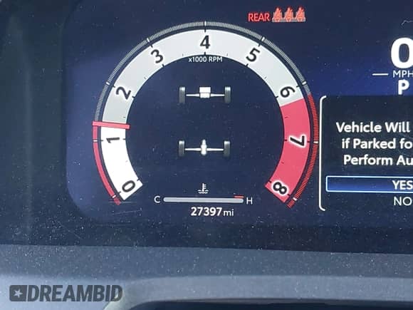 2024 Toyota Tacoma SR5 with VIN 3TYLB5JN9RT004030, listed as a IAAI auction lot 43486815 with 27,397 mi miles and . Bid and sale history available at DreamBid. Image 7.