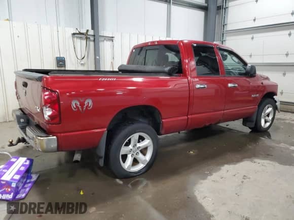 2008 Dodge 1500 ST with VIN 1D7HU18N68S510761, listed as a Copart auction lot 87951885 with 119,494 mi miles and Salvage title. Bid and sale history available at DreamBid. Image 3.
