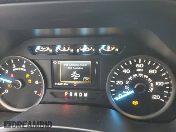 2019 Ford F-150 XL with VIN 1FTEW1E56KFA68592, listed as a Copart auction lot 71137015 with 116,241 mi miles and Salvage title. Bid and sale history available at DreamBid. Image 9.