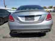 2015 Mercedes-Benz C 300 with VIN 55SWF4JB3FU070892, listed as a Copart auction lot 80575965 with 148,458 mi miles and Salvage title. Bid and sale history available at DreamBid. Image 6.
