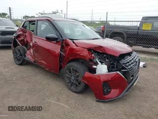 2024 Nissan Kicks SR with VIN 3N1CP5DV4RL500838, listed as a IAAI auction lot 42288118 with 7,656 mi miles and . Bid and sale history available at DreamBid. Image 1.