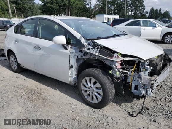 2012 Toyota Prius with VIN JTDKN3DP5C3002140, listed as a Copart auction lot 61193605 with 78,872 mi miles and Salvage title. Bid and sale history available at DreamBid. Image 4.