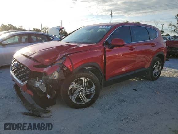 2021 Hyundai Santa Fe SE with VIN 5NMS14AJ2MH357741, listed as a Copart auction lot 71179235 with 70,121 mi miles and Non repairable. Bid and sale history available at DreamBid. Image 1.