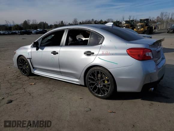 2019 Subaru WRX STI Limited with VIN JF1VA2V66K9802066, listed as a Copart auction lot 82189334 with 46,799 mi miles and Salvage title. Bid and sale history available at DreamBid. Image 2.