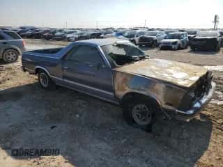 1984 Chevrolet El Camino с VIN 1GCCW80H4ER220017, выставлен на аукционе Copart как лот 41430164 с пробегом Не указан миль и Списание • Salvage title. История ставок и продаж доступна на DreamBid. Изображение 4.