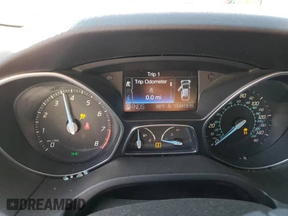 2012 Ford Focus Titanium with VIN 1FAHP3J21CL408998, listed as a Copart auction lot 70927425 with 104,919 mi miles and Salvage title. Bid and sale history available at DreamBid. Image 9.