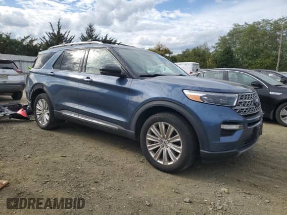 2020 Ford Explorer Limited z VIN 1FMSK8FH4LGC40044, wystawiony jako Copart lot #85089335 z przebiegiem Nie podano mil oraz Szkoda całkowita • Salvage title. Historia ofert i sprzedaży dostępna na DreamBid. Obrazek 4.