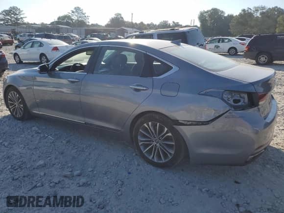 2015 Hyundai Genesis 3.8L z VIN KMHGN4JE1FU093996, wystawiony jako Copart lot #72687774 z przebiegiem 100 650 mil mil oraz Szkoda całkowita • Salvage title. Historia ofert i sprzedaży dostępna na DreamBid. Obrazek 2.