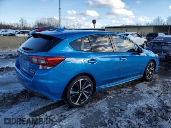 2020 Subaru Impreza Special Sports with VIN 4S3GTAM60L3711114, listed as a Copart auction lot 45814075 with 81,914 mi miles and Salvage title. Bid and sale history available at DreamBid. Image 3.