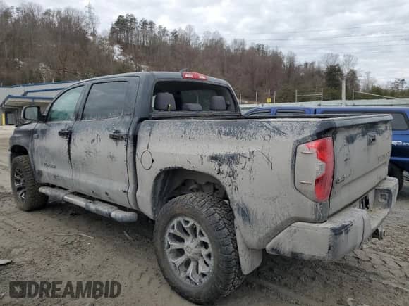 2020 Toyota Tundra SR5 with VIN 5TFDY5F10LX905664, listed as a Copart auction lot 43114045 with 59,322 mi miles and Salvage title. Bid and sale history available at DreamBid. Image 2.
