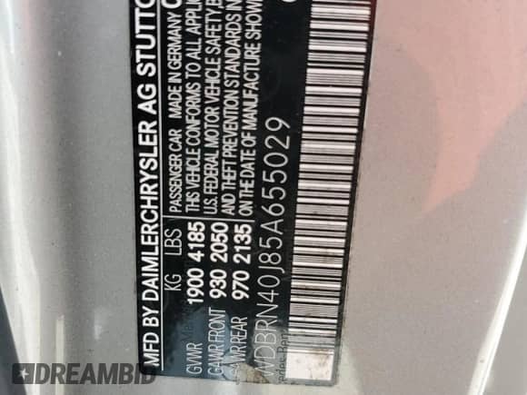 2005 Mercedes-Benz C 230 Kompressor z VIN WDBRN40J85A655029, wystawiony jako Copart lot #66381995 z przebiegiem 71 606 mil mil oraz Czysty tytuł • Clean title. Historia ofert i sprzedaży dostępna na DreamBid. Obrazek 12.