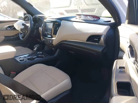 2022 Chevrolet Traverse LS with VIN 1GNERFKW4NJ132381, listed as a IAAI auction lot 41822204 with 85,110 mi miles and . Bid and sale history available at DreamBid. Image 5.