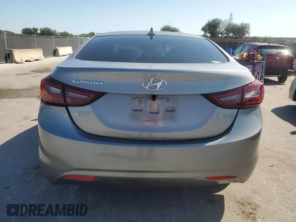 2013 Hyundai Elantra GLS with VIN KMHDH4AE5DU788473, listed as a Copart auction lot 89661395 with 193,655 mi miles and Salvage title. Bid and sale history available at DreamBid. Image 6.