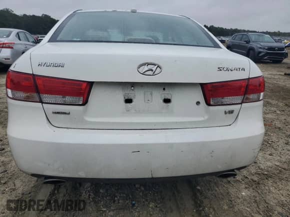 2008 Hyundai Sonata SE with VIN 5NPEU46F58H300872, listed as a Copart auction lot 71887665 with Not provided miles and Salvage title. Bid and sale history available at DreamBid. Image 6.