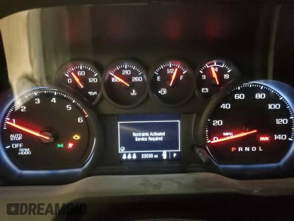 2024 Chevrolet Silverado 1500 Custom Trail Boss z VIN 3GCUDCE87RG219052, wystawiony jako Copart lot #56538995 z przebiegiem 22 030 mil mil oraz Szkoda całkowita • Salvage title. Historia ofert i sprzedaży dostępna na DreamBid. Obrazek 9.