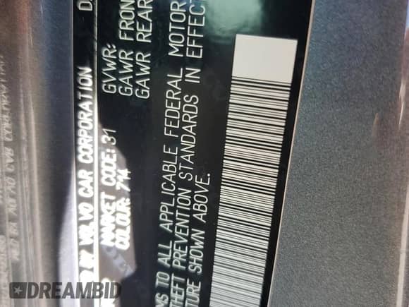 2021 Volvo S60 Momentum z VIN 7JR102TZ3MG107892, wystawiony jako Copart lot #80767914 z przebiegiem 113 297 mil mil oraz Szkoda całkowita • Salvage title. Historia ofert i sprzedaży dostępna na DreamBid. Obrazek 15.