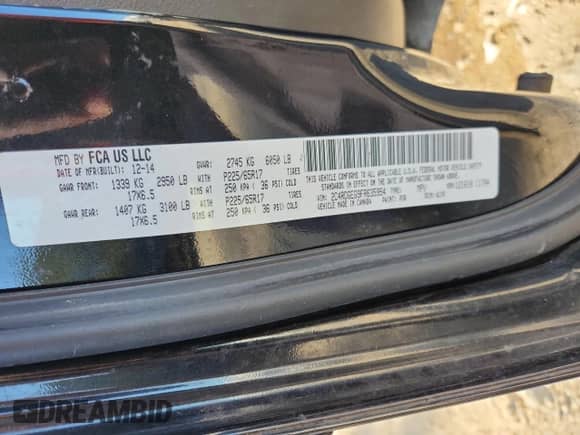 2015 Dodge Grand Caravan R/T с VIN 2C4RDGEG9FR635954, выставлен на аукционе Copart как лот 84585165 с пробегом 186 804 миль миль и Списание • Salvage title. История ставок и продаж доступна на DreamBid. Изображение 13.