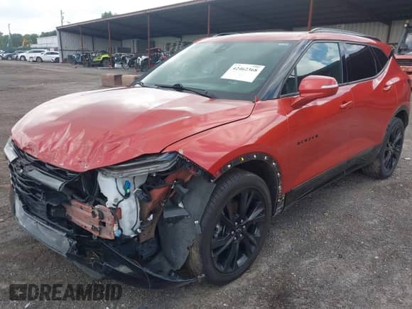 2021 Chevrolet Blazer RS с VIN 3GNKBKRS1MS547173, выставлен на аукционе IAAI как лот 42462368 с пробегом 56 115 миль миль и . История ставок и продаж доступна на DreamBid. Изображение 2.