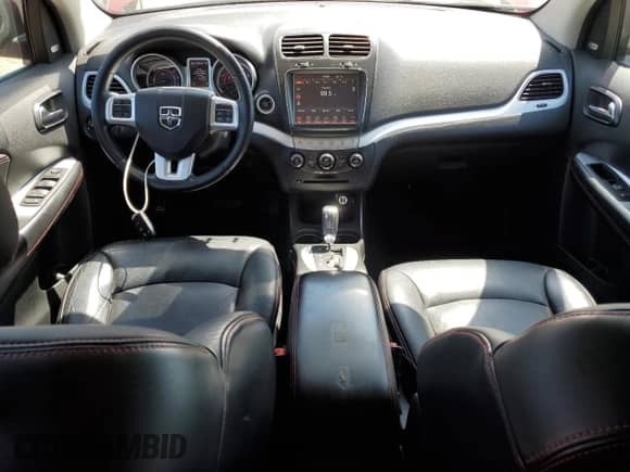 2012 Dodge Journey R/T with VIN 3C4PDDEG1CT285783, listed as a Copart auction lot 55577395 with 75,910 mi miles and Salvage title. Bid and sale history available at DreamBid. Image 8.