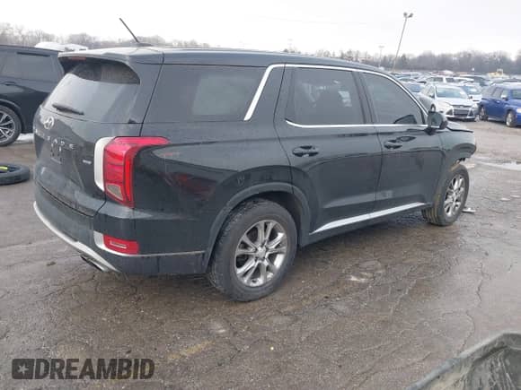 2022 Hyundai Palisade SE with VIN KM8R1DHE7NU400743, listed as a IAAI auction lot 41843369 with 51,597 mi miles and . Bid and sale history available at DreamBid. Image 4.
