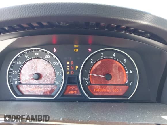 2004 BMW 7 Series 745Li with VIN WBAGN63424DS48019, listed as a IAAI auction lot 42510159 with 194,500 mi miles and . Bid and sale history available at DreamBid. Image 7.