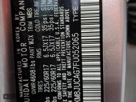 2015 Hyundai Tucson SE с VIN KM8JUCAG7FU052065, выставлен на аукционе Copart как лот 69374545 с пробегом 84 101 миль миль и Списание • Salvage title. История ставок и продаж доступна на DreamBid. Изображение 14.