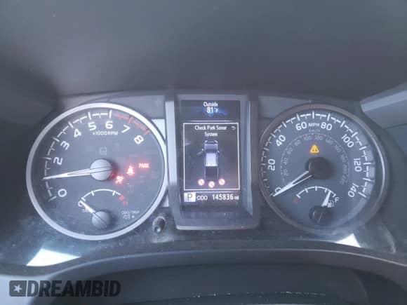 2020 Toyota Tacoma SR5 с VIN 3TMBZ5DN4LM024014, выставлен на аукционе Copart как лот 58260065 с пробегом 145 836 миль миль и Списание • Salvage title. История ставок и продаж доступна на DreamBid. Изображение 9.