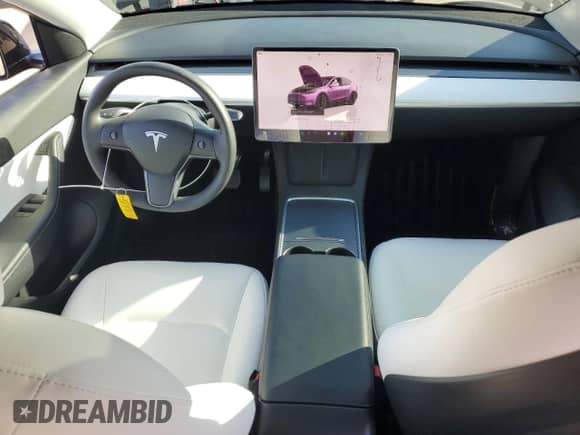 2022 Tesla Model Y Long Range с VIN 7SAYGAEE2NF417561, выставлен на аукционе Copart как лот 84251505 с пробегом 30 145 миль миль и Списание • Salvage title. История ставок и продаж доступна на DreamBid. Изображение 8.